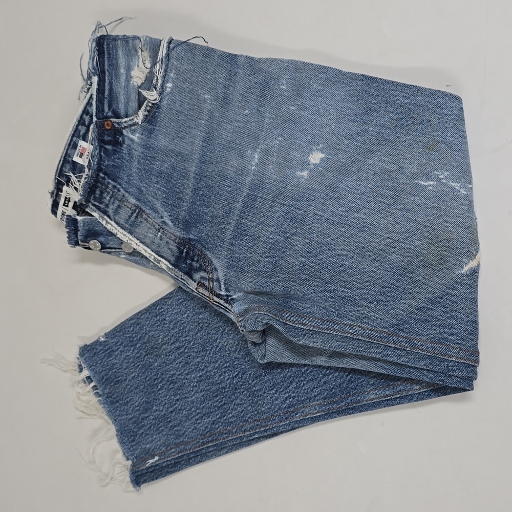 Re/Done raw waist Pamela Anderson jeans